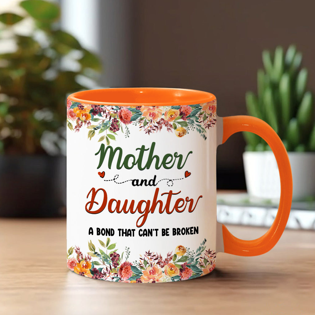Mother And Daughters - Personalized Mother Accent Mug