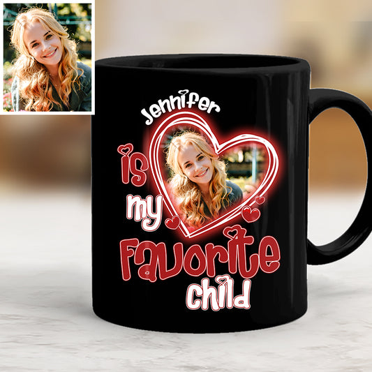 Mom's Favorite Child - Personalized Mother Mug