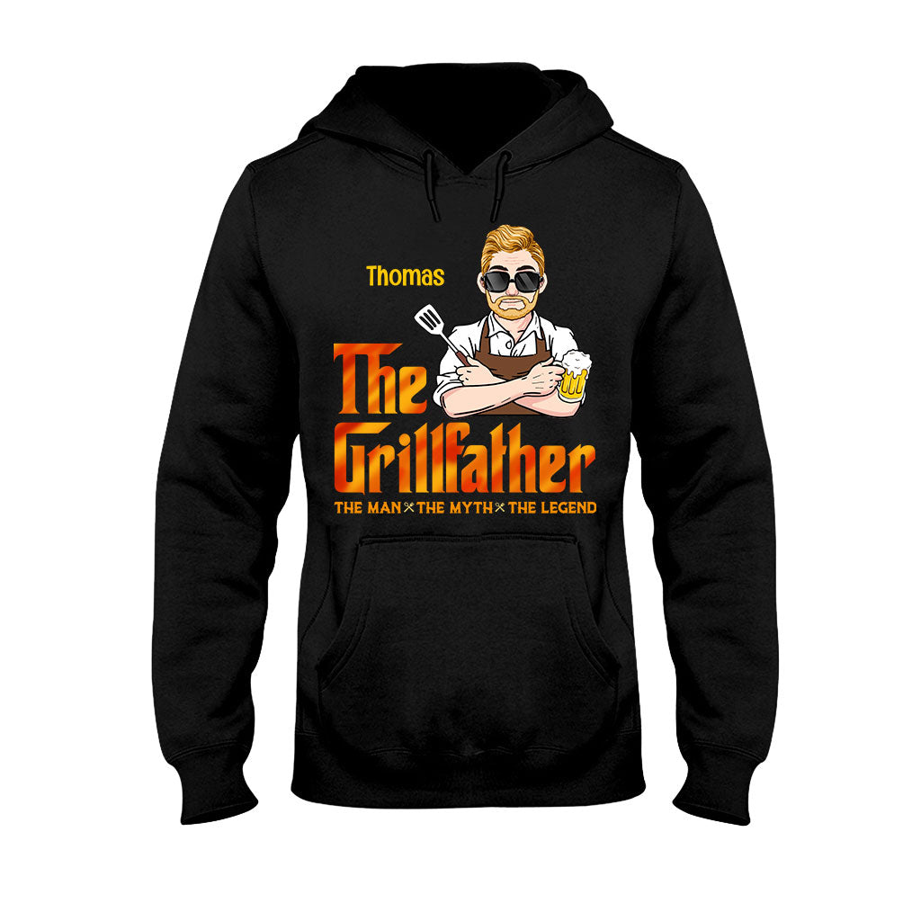 Der Grillvater – Personalisiertes Grill-T-Shirt und Hoodie