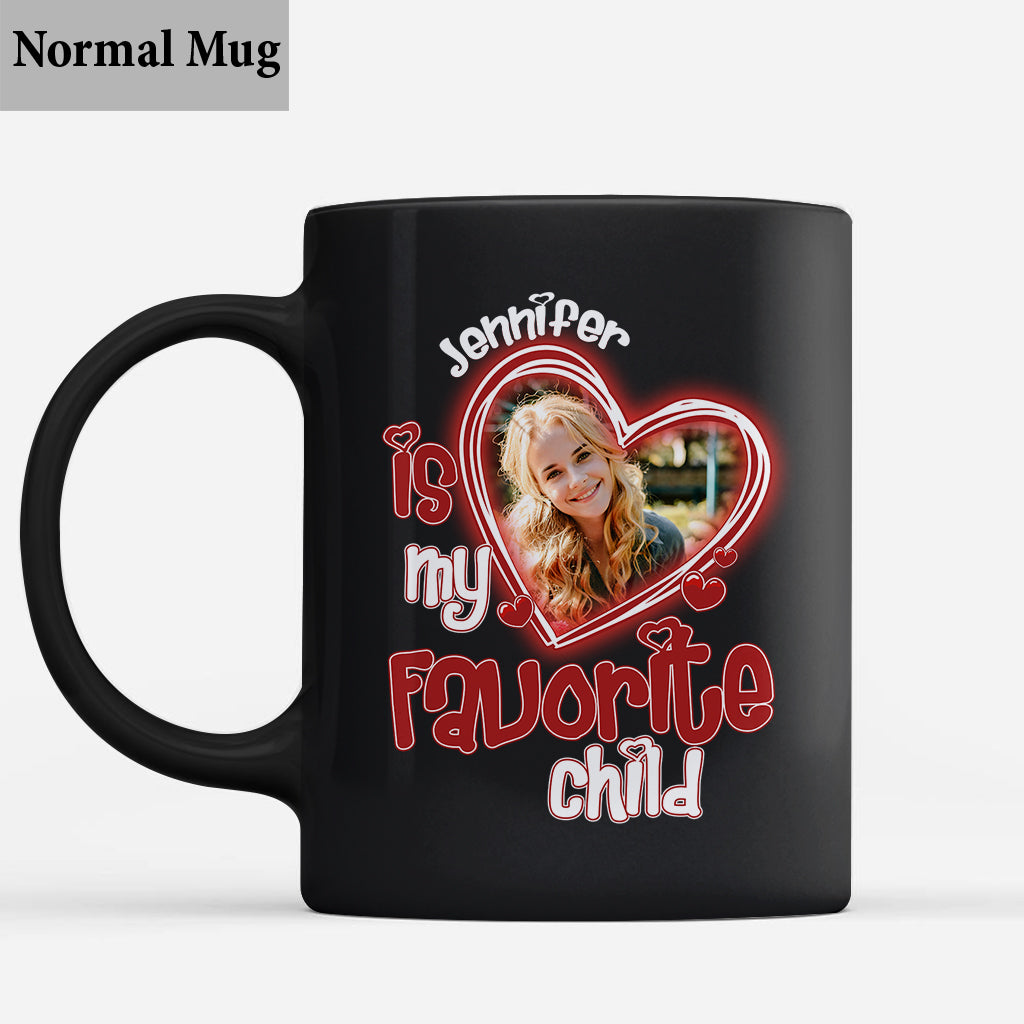 Mom's Favorite Child - Personalized Mother Mug