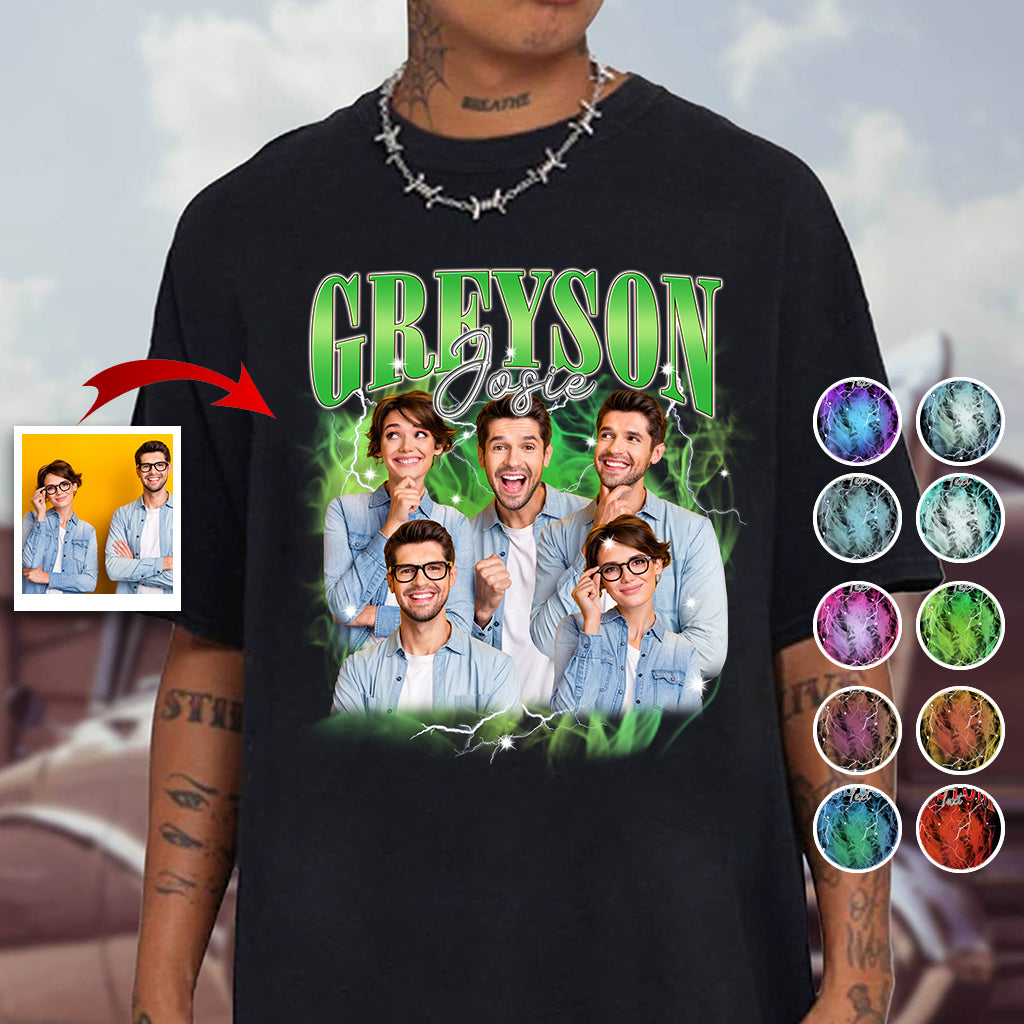 Custom Text And Photos - gift for anyone - Personalized T-shirt And Hoodie