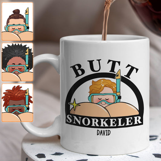 Mug de plongée sous-marine personnalisé « Plongeur en apnée humoristique »