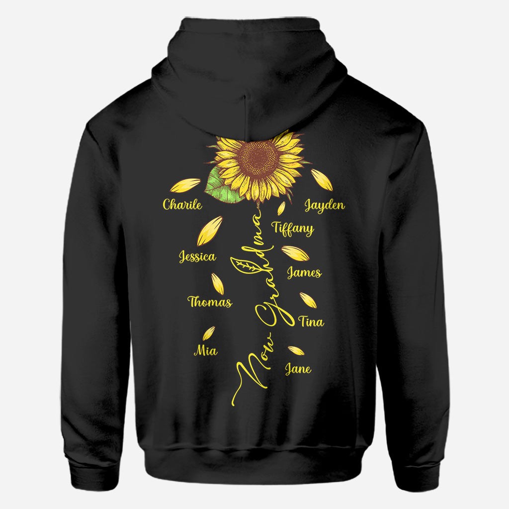 First Mother Now Grandma With Any Kid Name - Personalized Mother All Over Shirt