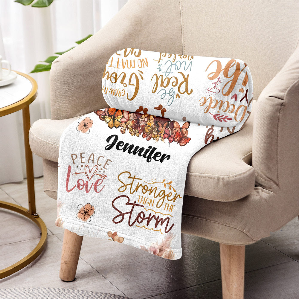 Ich habe meinen Vibe gewählt – personalisierte afroamerikanische Decke