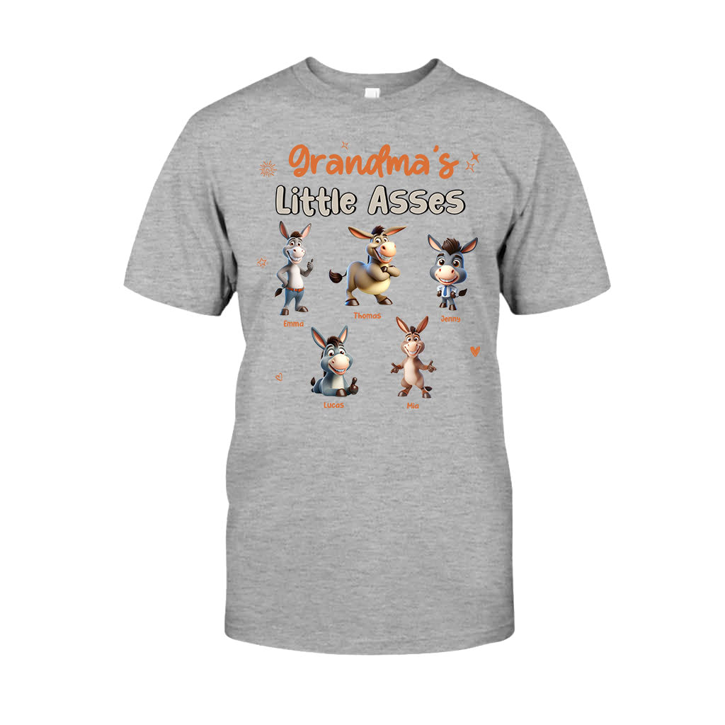 Grandma's Mom's Any Title Little Cuties - Personalized Grandma T-shirt And Hoodie