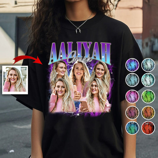 Custom Text And Photos - gift for anyone - Personalized T-shirt And Hoodie