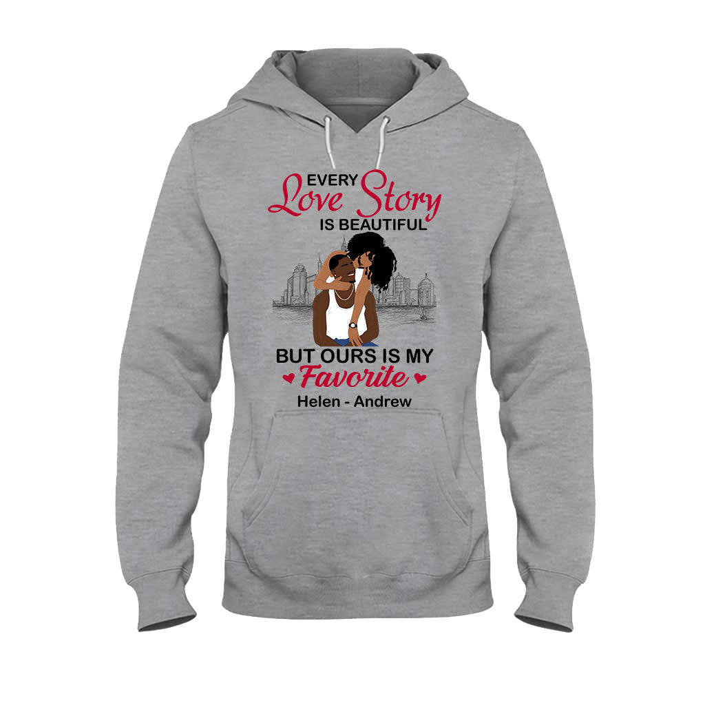 Notre histoire est ma préférée - T-shirt et sweat à capuche personnalisés pour Afro-Américains