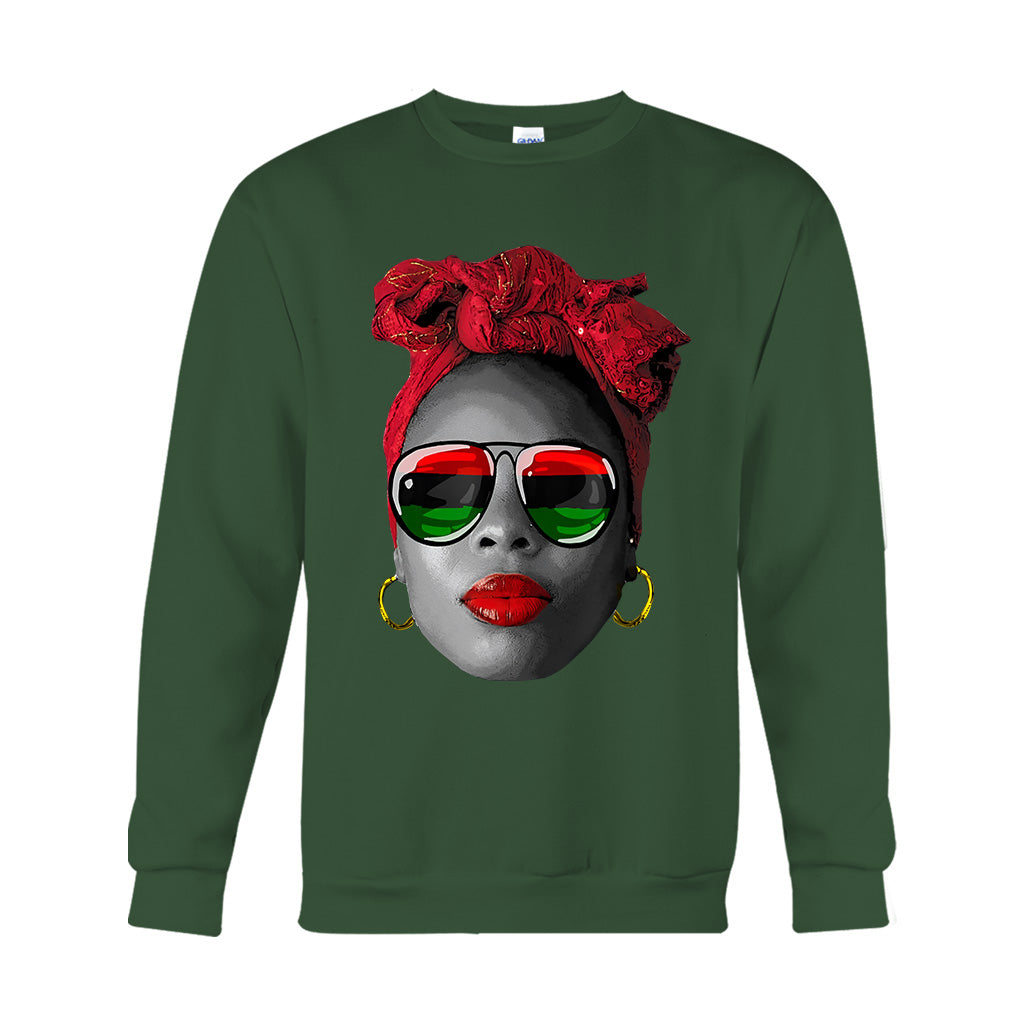Dope Proud Queen – T-Shirt und Hoodie für Afroamerikanerinnen
