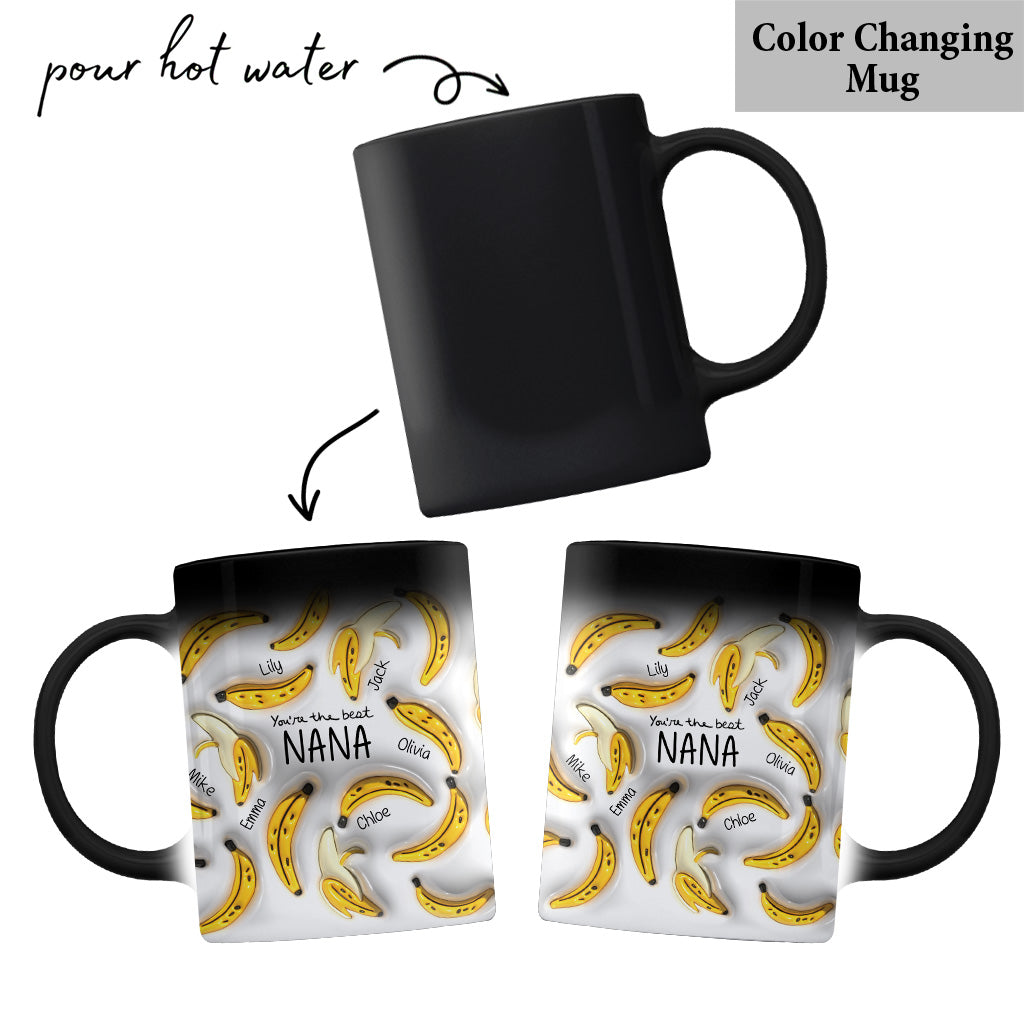 Tu es la meilleure mamie banane - Mug personnalisé pour grand-mère