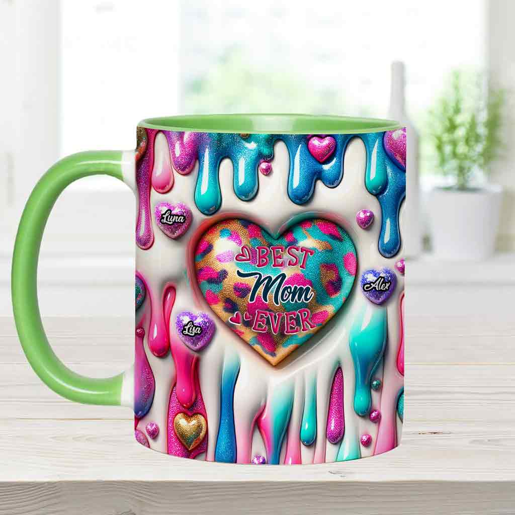 Best Mom Grandma Ever - Personalized Mother Accent Mug