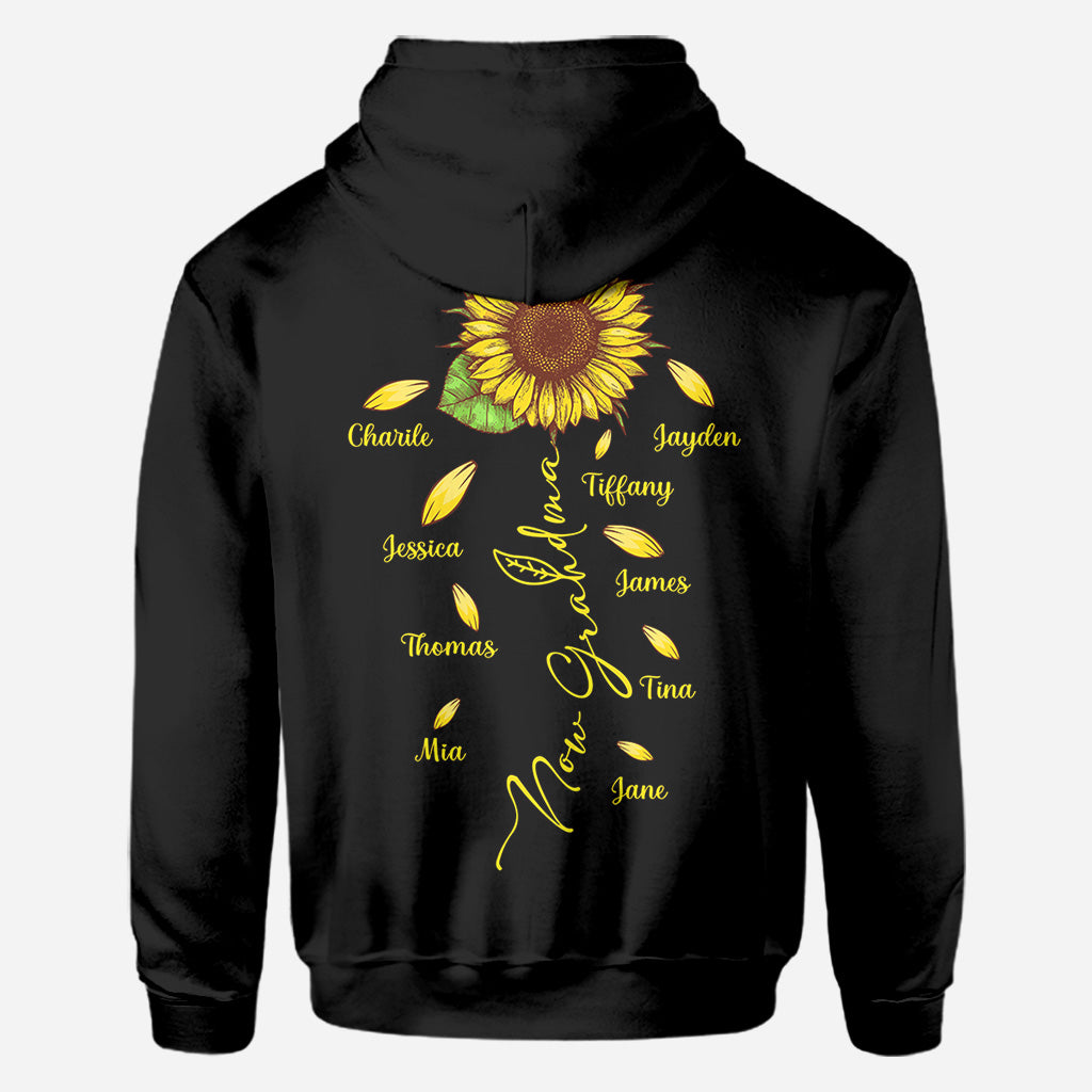 First Mother Now Grandma With Any Kid Name - Personalized Mother All Over Shirt