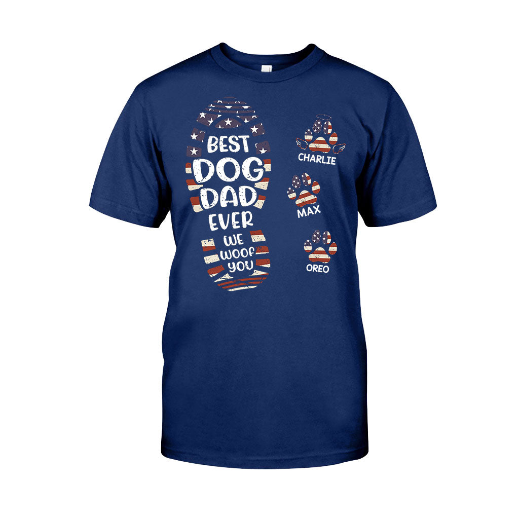 Happy Father's Day To The Best Dog/Cat Dad - Personalized Father T-shirt And Hoodie