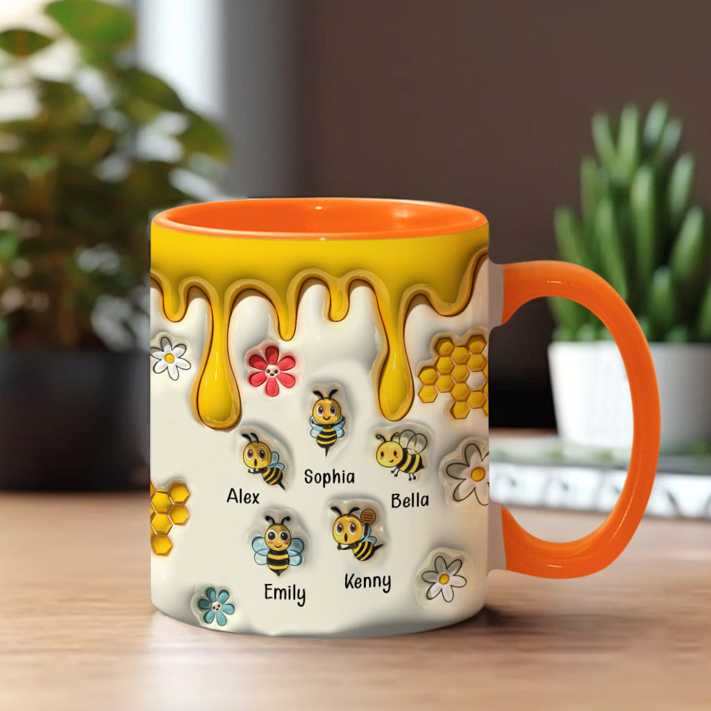 Omas Gründe, glücklich zu sein – Personalisierte Tasse mit Oma-Akzent