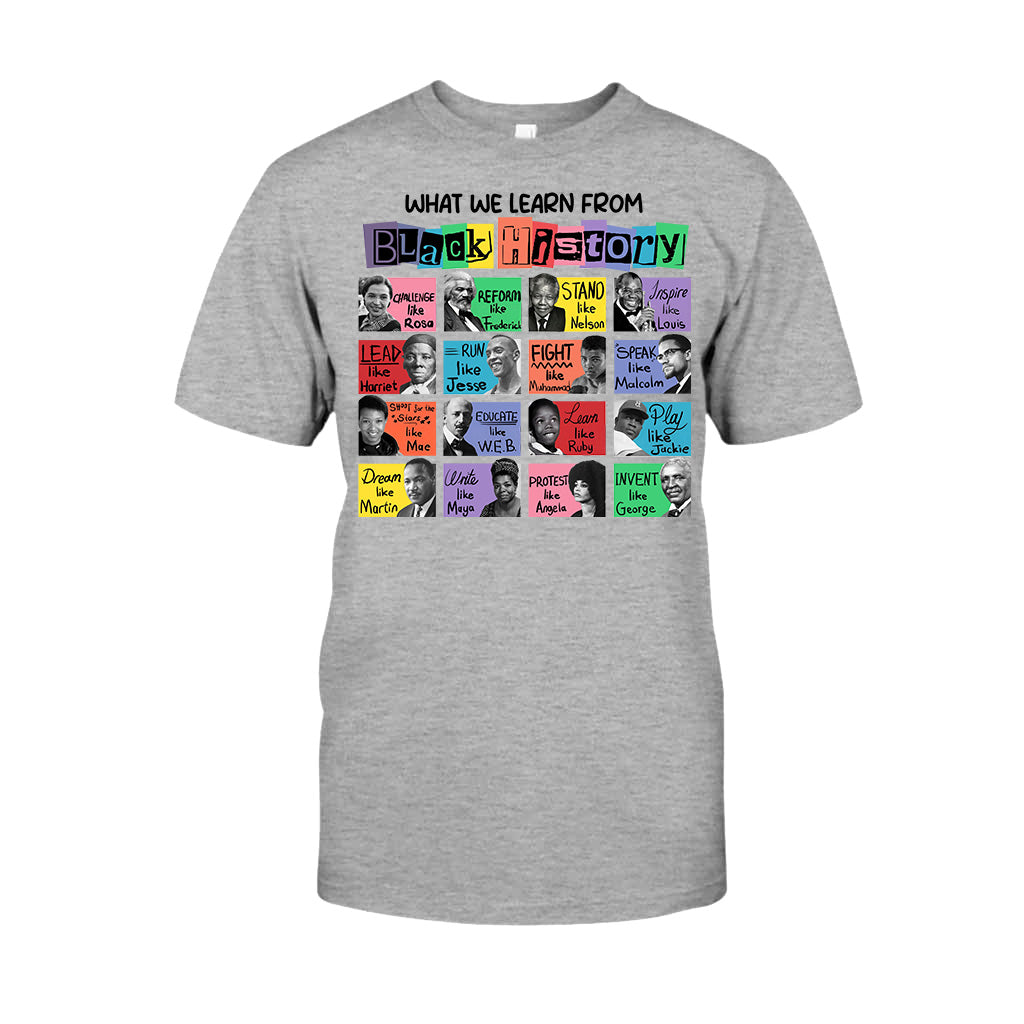 Was wir aus der Geschichte der Schwarzen lernen – T-Shirt und Hoodie für Afroamerikaner