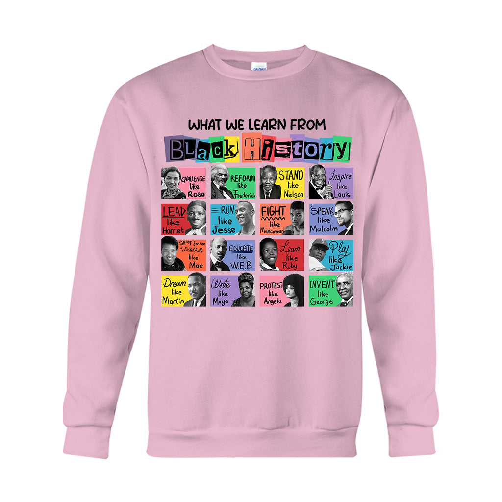 Was wir aus der Geschichte der Schwarzen lernen – T-Shirt und Hoodie für Afroamerikaner