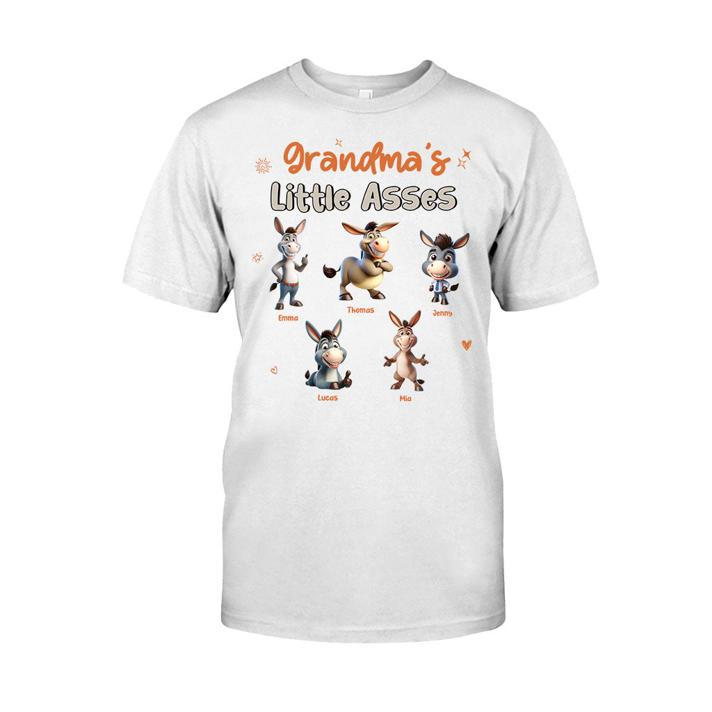 Grandma's Mom's Any Title Little Cuties - Personalized Grandma T-shirt And Hoodie
