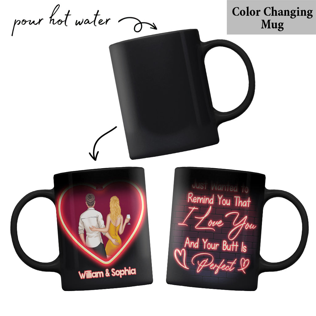 Just Wanted To Remind That I Love You - Personalized Couple Mug