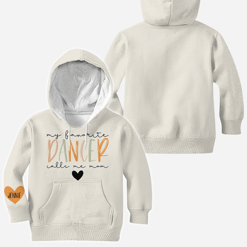 Ma danseuse préférée m'appelle maman, quel que soit son surnom - T-shirt personnalisé style ballet
