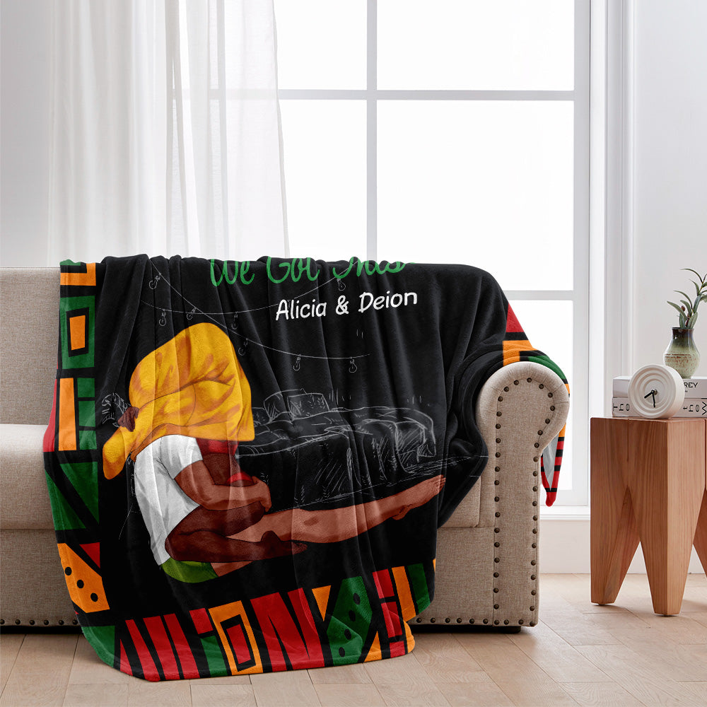 We Got This - Personalized Couple Blanket