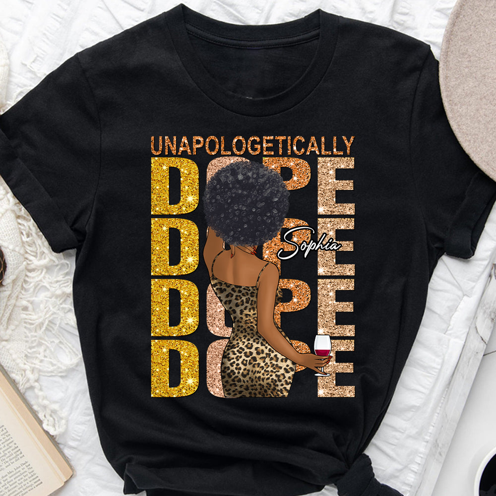 Unapologetically Dope - T-shirt et sweat à capuche personnalisés pour Afro-Américains