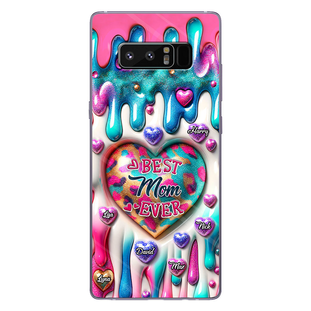 Best Mom Grandma Ever - Personalized Mother Clear Phone Case