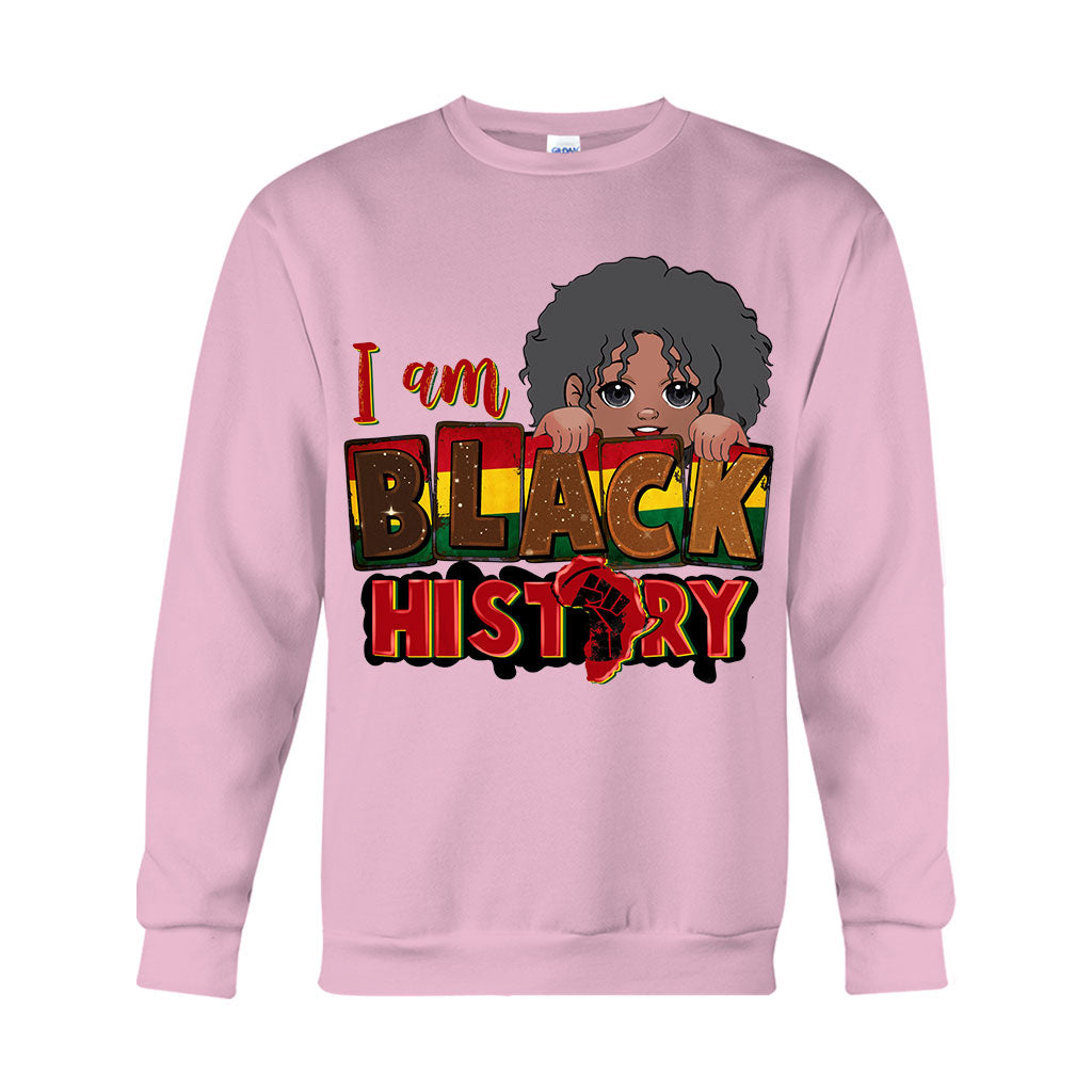 I Am Black History - Personalized African American T-shirt And Hoodie