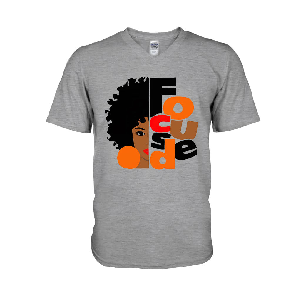 Focused – T-Shirt und Hoodie für Afroamerikaner