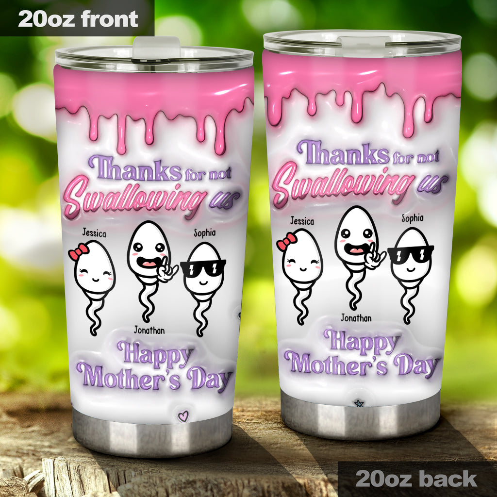 Thanks You Mom - Personalized Mother Tumbler