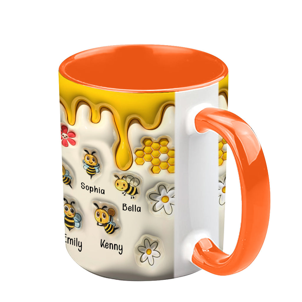 Omas Gründe, glücklich zu sein – Personalisierte Tasse mit Oma-Akzent