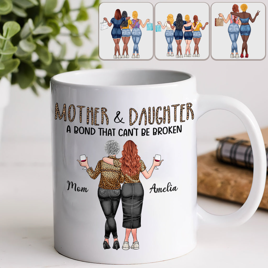 Mother And Daughters - Personalized Mother Mug