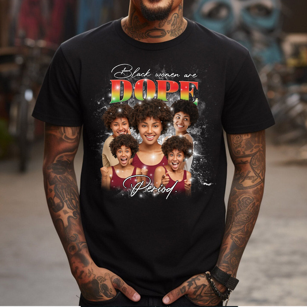Schwarze Frauen sind einfach großartig! – Personalisiertes T-Shirt und Hoodie für Afroamerikanerinnen