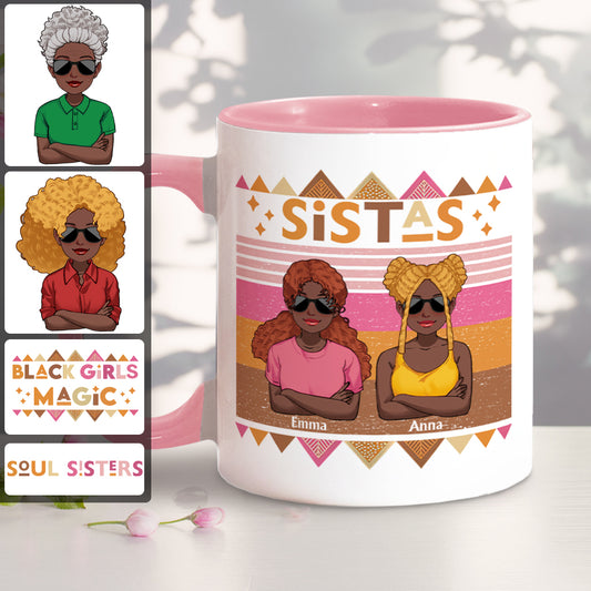 Black Girl Magic – Personalisierte Tasse mit afroamerikanischem Akzent
