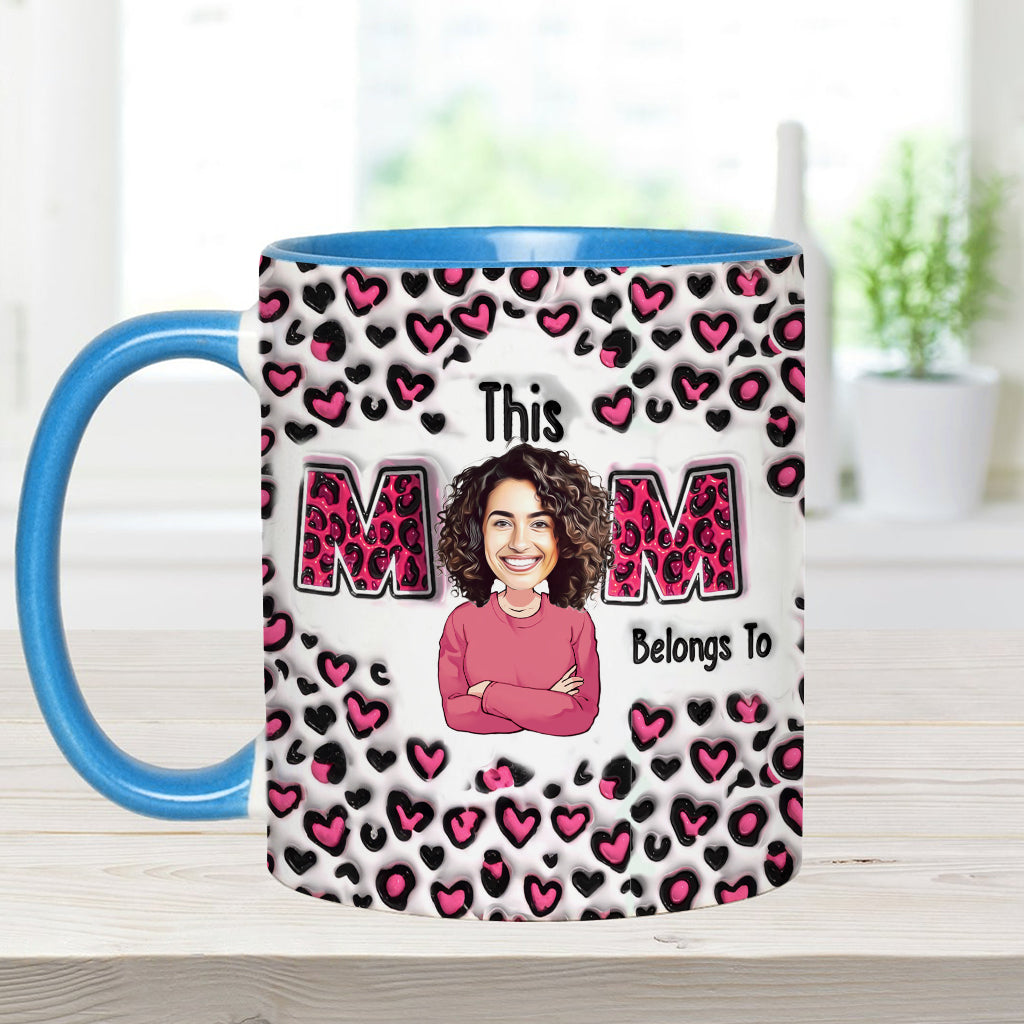This Mom Belongs To - Personalized Mother Accent Mug
