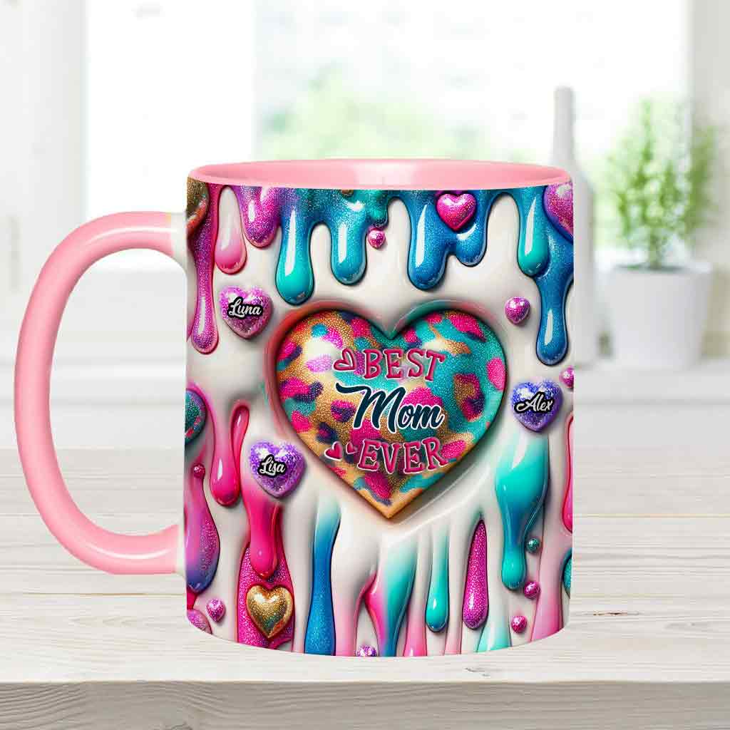 Best Mom Grandma Ever - Personalized Mother Accent Mug