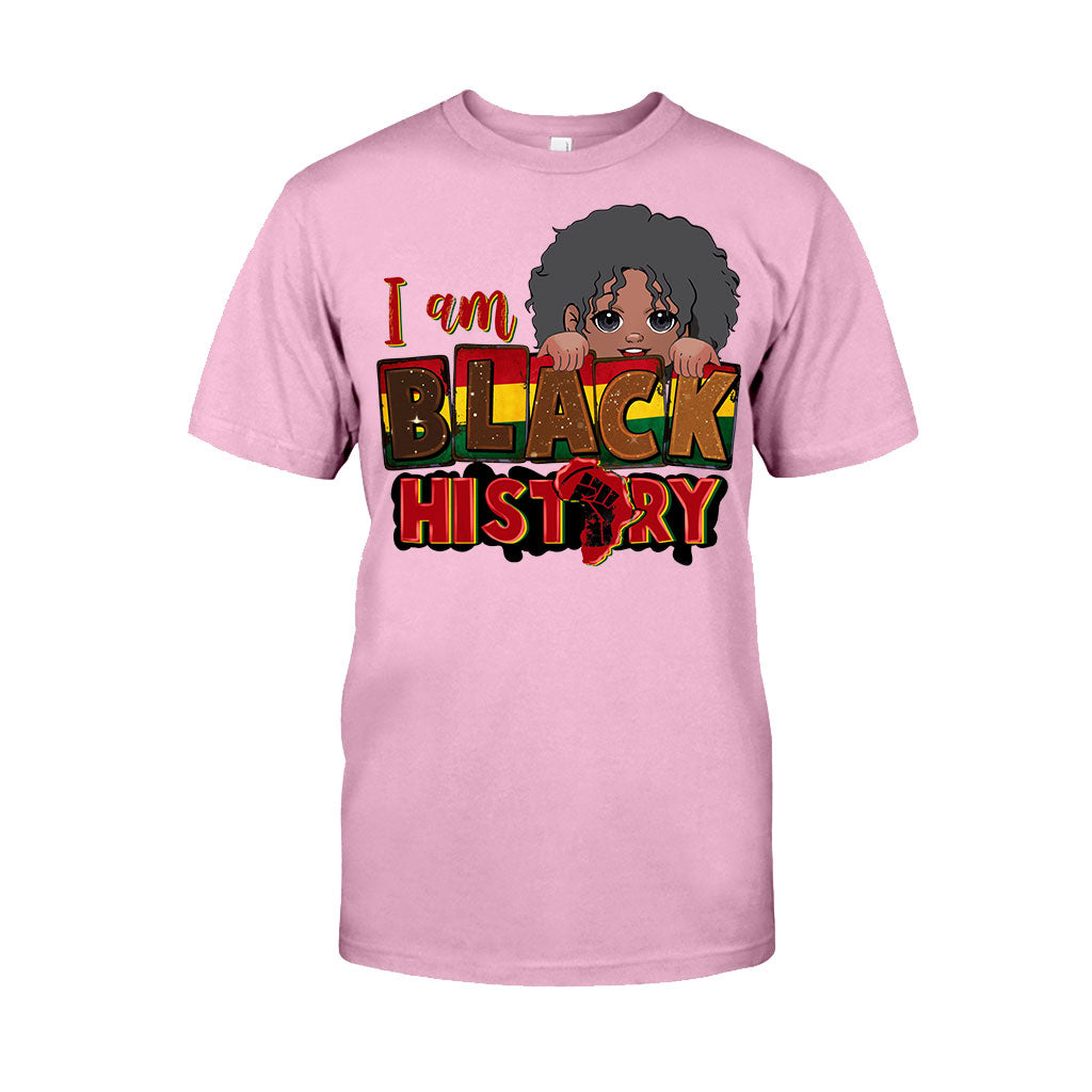 I Am Black History - Personalized African American T-shirt And Hoodie