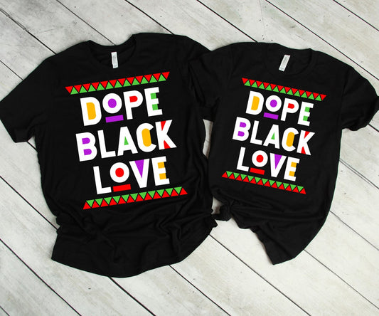 Dope Black Love Couple T-shirt & Hoodie 0124