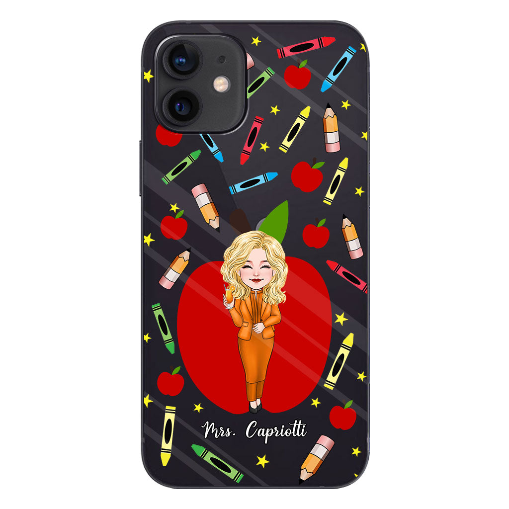 Thank You Teacher - Personalized Teacher Clear Phone Case