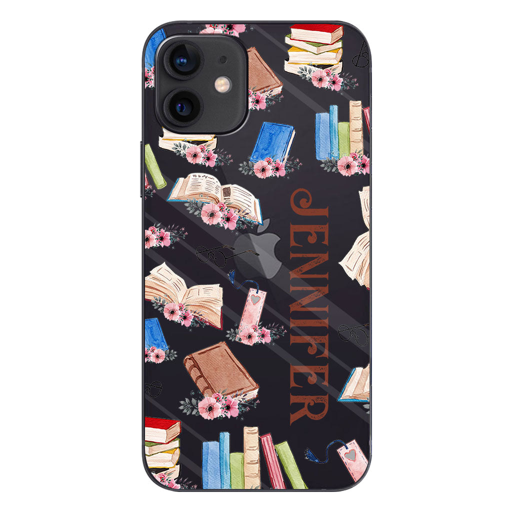 Just A Girl Who Loves Books - Personalized Book Clear Phone Case