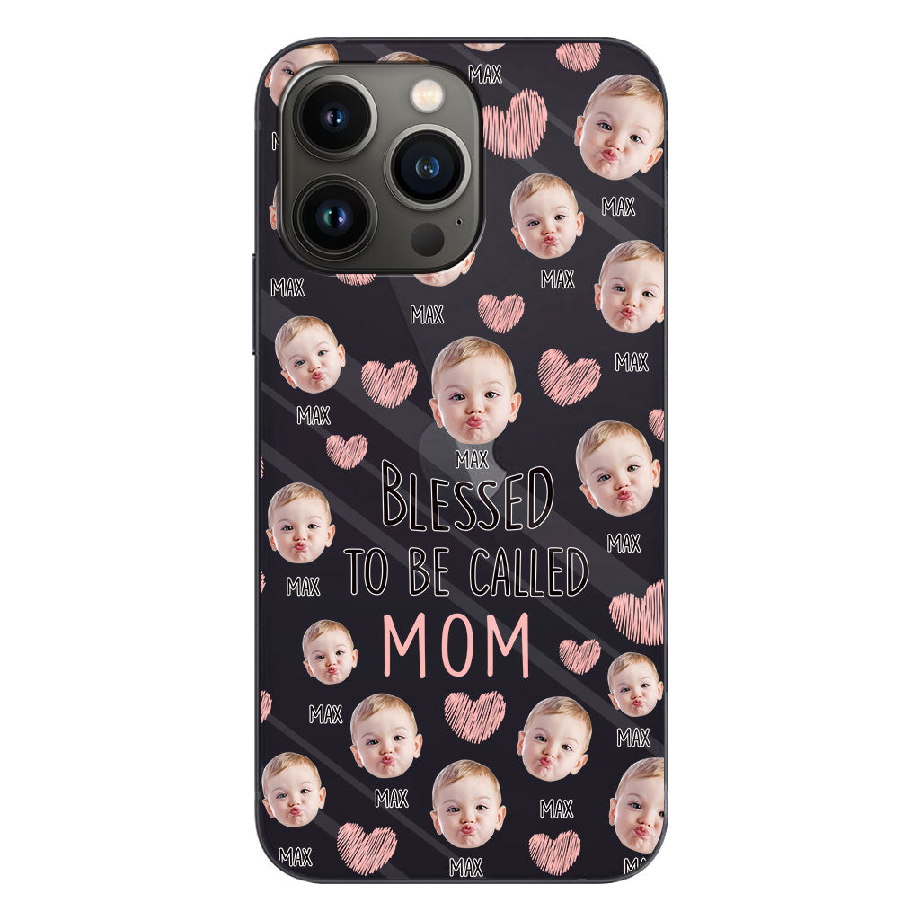 Blessed To Be Called Mom - Personalized Mother Clear Phone Case