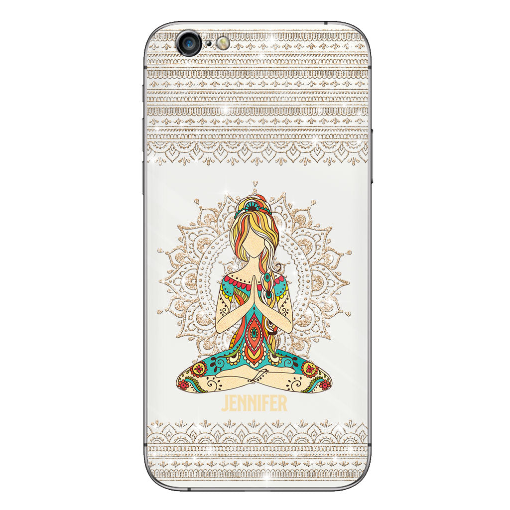 Let That S Go - Personalized Yoga Clear Phone Case