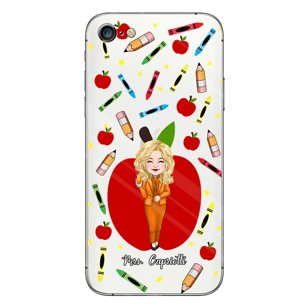 Thank You Teacher - Personalized Teacher Clear Phone Case