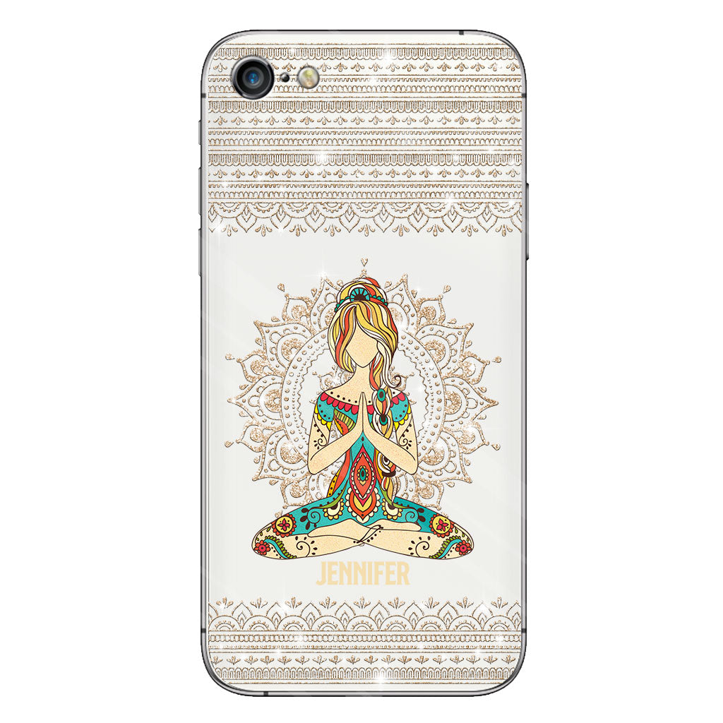 Let That S Go - Personalized Yoga Clear Phone Case
