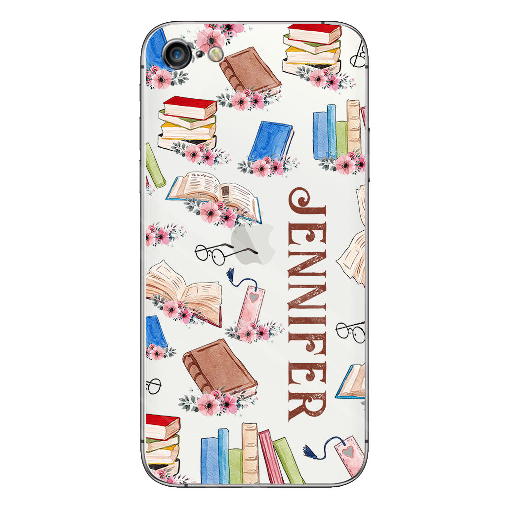 Just A Girl Who Loves Books - Personalized Book Clear Phone Case