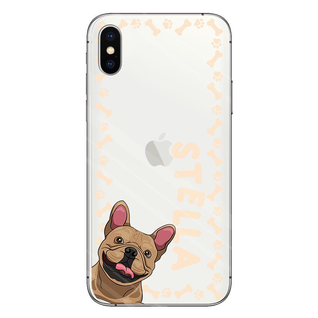 Life Is Better With Pets - Personalized Dog Clear Phone Case