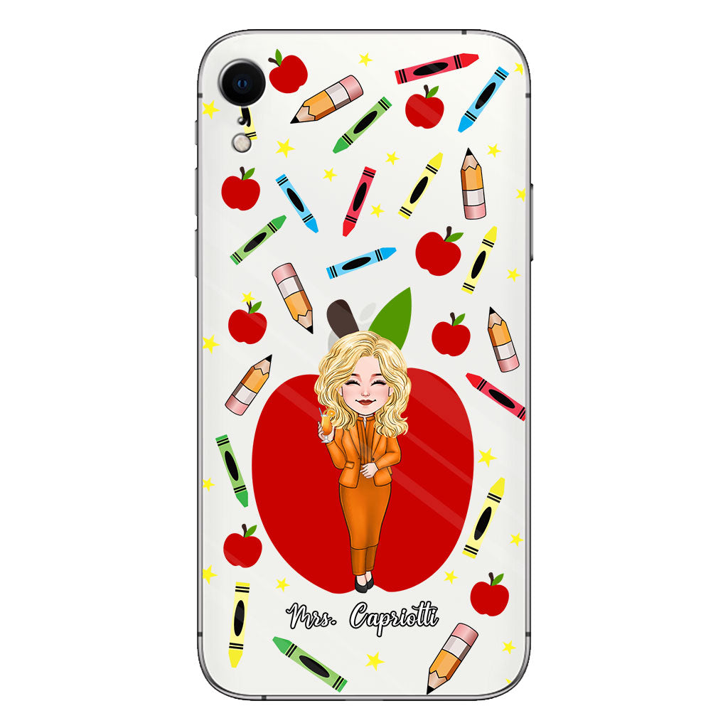 Thank You Teacher - Personalized Teacher Clear Phone Case