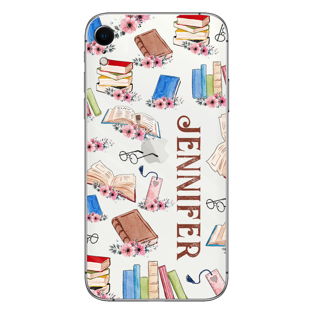 Just A Girl Who Loves Books - Personalized Book Clear Phone Case