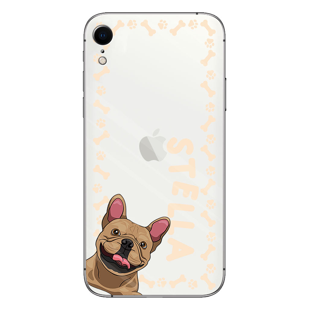 Life Is Better With Pets - Personalized Dog Clear Phone Case