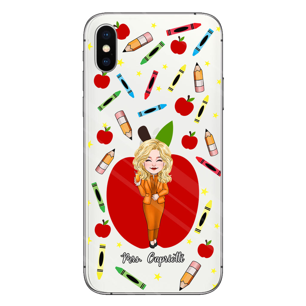 Thank You Teacher - Personalized Teacher Clear Phone Case