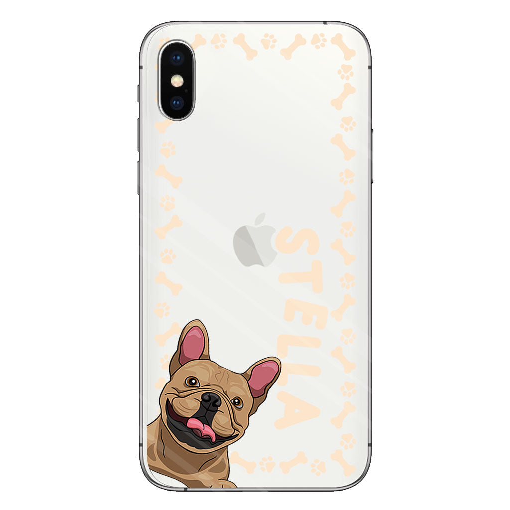 Life Is Better With Pets - Personalized Dog Clear Phone Case