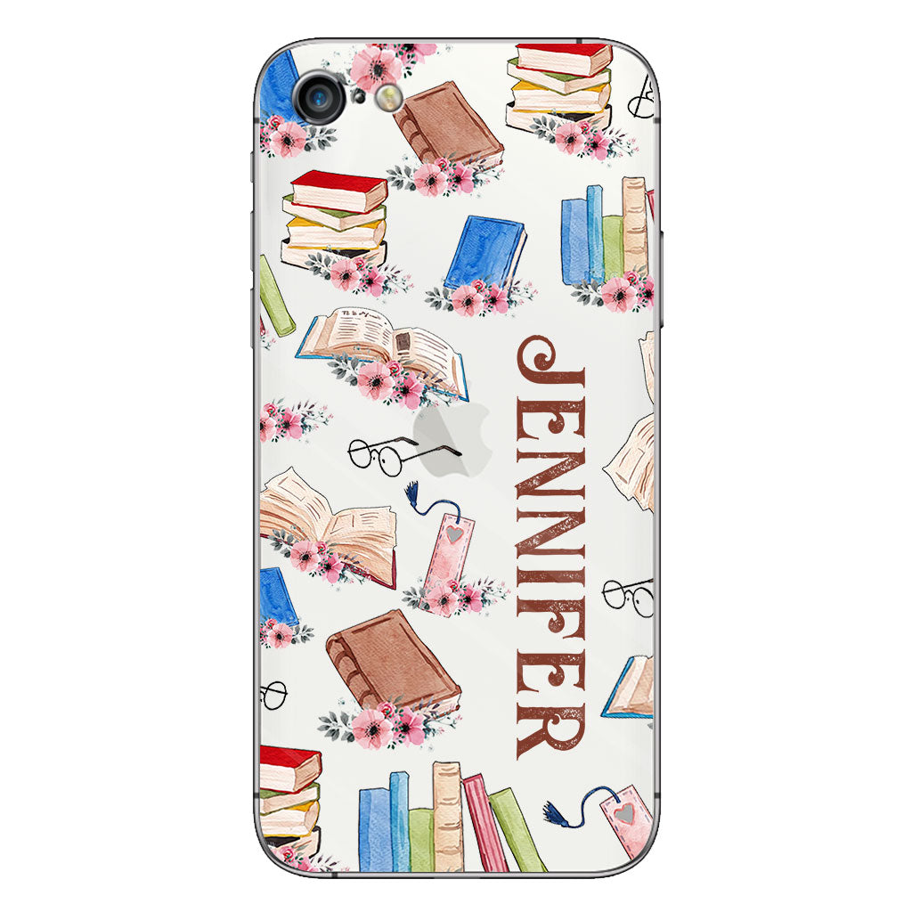 Just A Girl Who Loves Books - Personalized Book Clear Phone Case